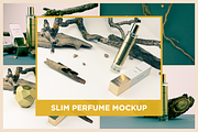 Slim Perfume Mockup