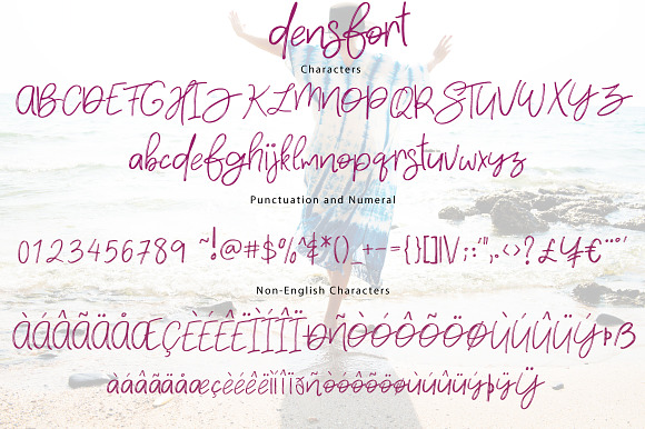 New! densfort | Handwritten Font in Script Fonts - product preview 5