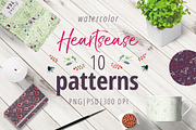 Heartsease pattern set