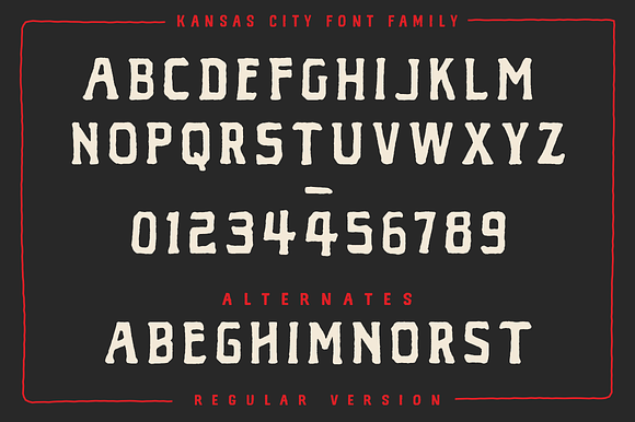 Kansas City - Font Family in Display Fonts - product preview 3