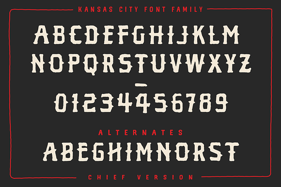 Kansas City - Font Family in Display Fonts - product preview 6