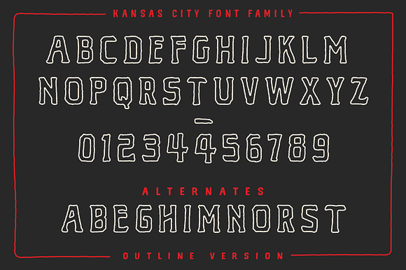 Kansas City - Font Family in Display Fonts - product preview 7