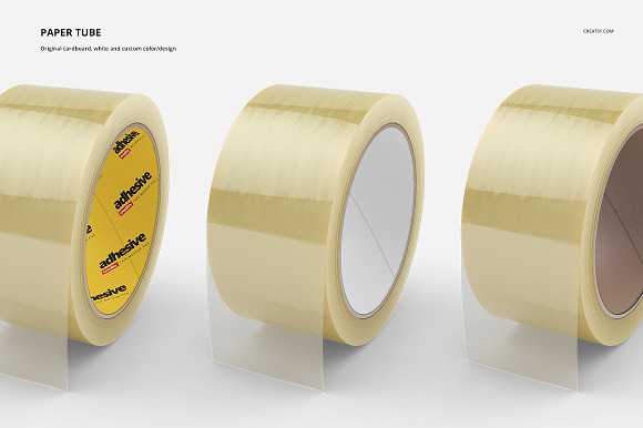 Packing Tape Many Types Mockup Set in Product Mockups - product preview 3