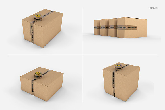 Packing Tape Many Types Mockup Set in Product Mockups - product preview 9