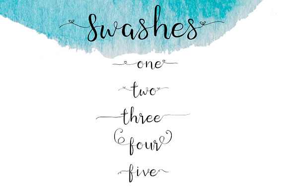 Windswept a bounce brush font in Script Fonts - product preview 3
