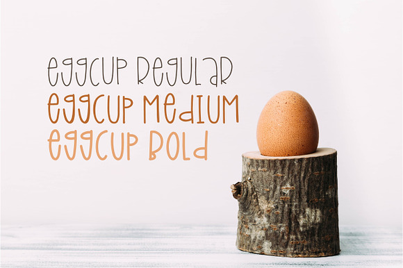 Eggcup - A Mixed Case in Display Fonts - product preview 1