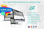 ELK-Bootstrap Responsive LandingPage