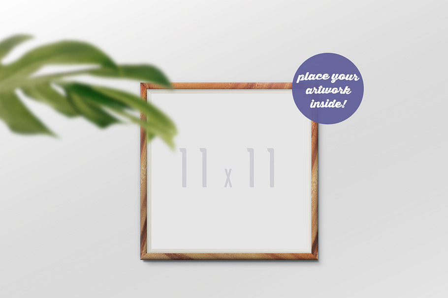 Frame Mockup with a Flower in Print Mockups - product preview 8