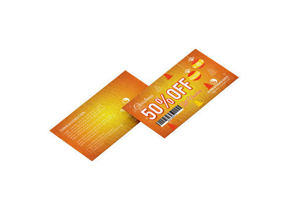 Christmas Gift Voucher in Card Templates - product preview 3