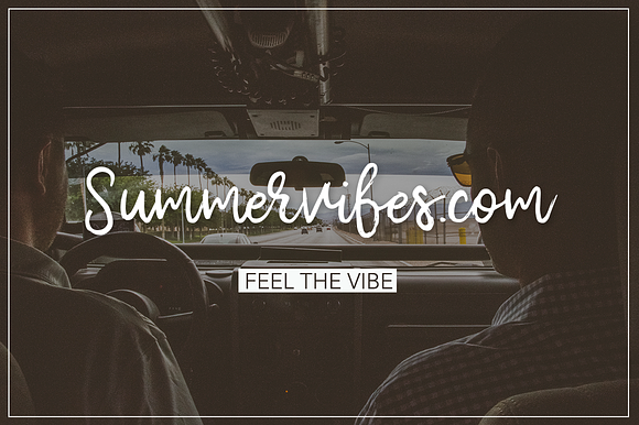 Summer Vibes Script in Script Fonts - product preview 4