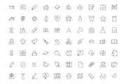 200 Education Hand Drawn Doodle Icon