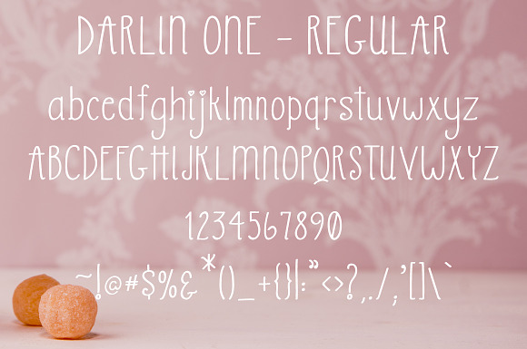 Darlin One - Sweet Font Trio in Sans-Serif Fonts - product preview 4