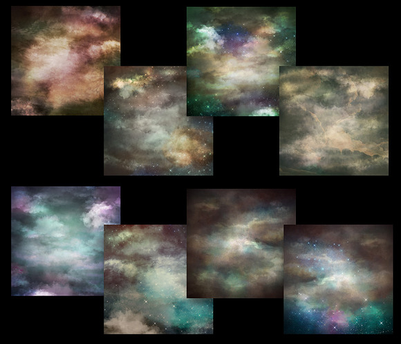 Dynamic Cloud Backgrounds in Textures - product preview 1