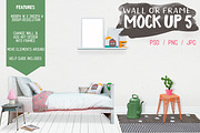Kids Room Wall/Frame Mock Up 5