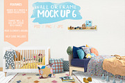Kids Room Wall/Frame Mock Up 6