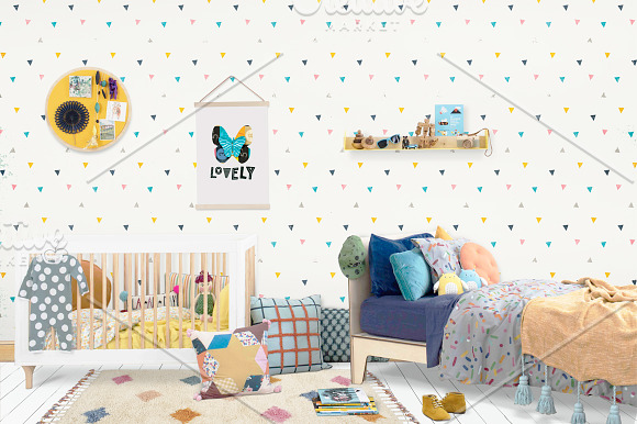 Kids Room Wall/Frame Mock Up 6 in Print Mockups - product preview 1