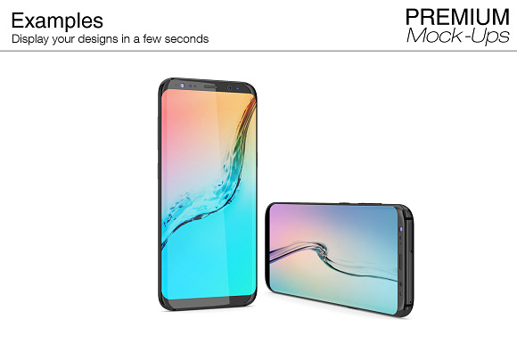 Samsung Galaxy S8 Mockup Pack in Mobile & Web Mockups - product preview 9