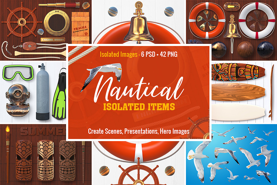 Isolated Nautical Items