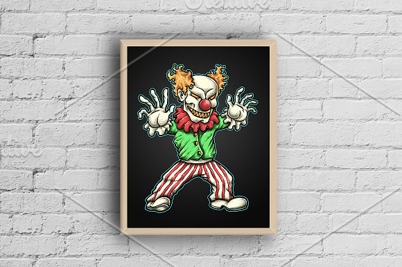 Evil Clown in Illustrations - product preview 2