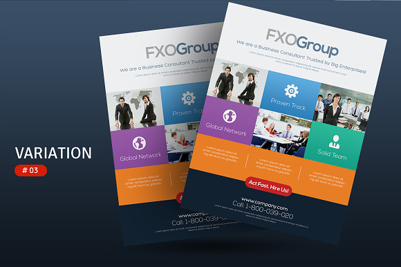 Corporate Flyer Templates Vol.02 in Flyer Templates - product preview 2