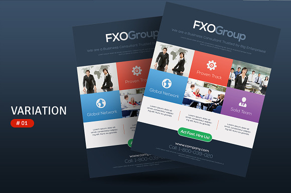 Corporate Flyer Templates Vol.02 in Flyer Templates - product preview 3