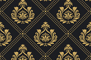 Victorian pattern seamless baroque