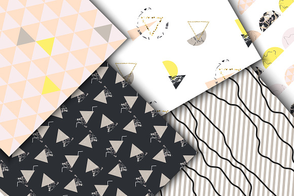 Pastel Geometric Patterns in Patterns - product preview 1
