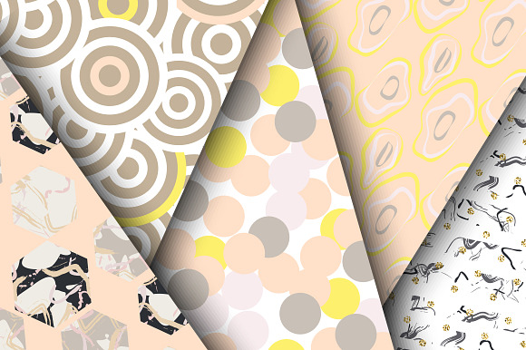 Pastel Geometric Patterns in Patterns - product preview 2