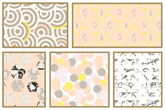 Pastel Geometric Patterns in Patterns - product preview 4