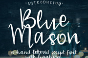 Blue Mason Script Font