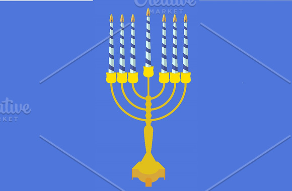 Jewish Holiday Hanukkah in Illustrations - product preview 2