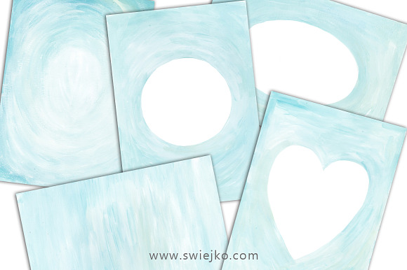Watercolor Frames and Solids in Illustrations - product preview 1
