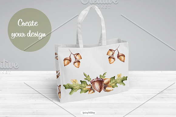 Autumn is coming! Watercolor set in Illustrations - product preview 5