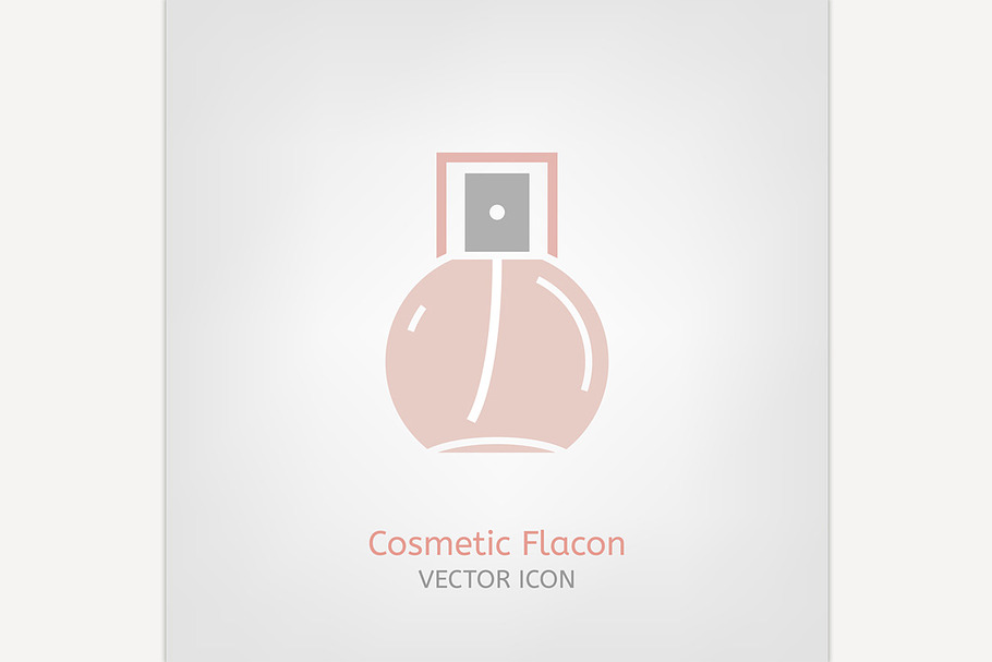 Cosmetic Flacon Icon in Illustrations - product preview 8