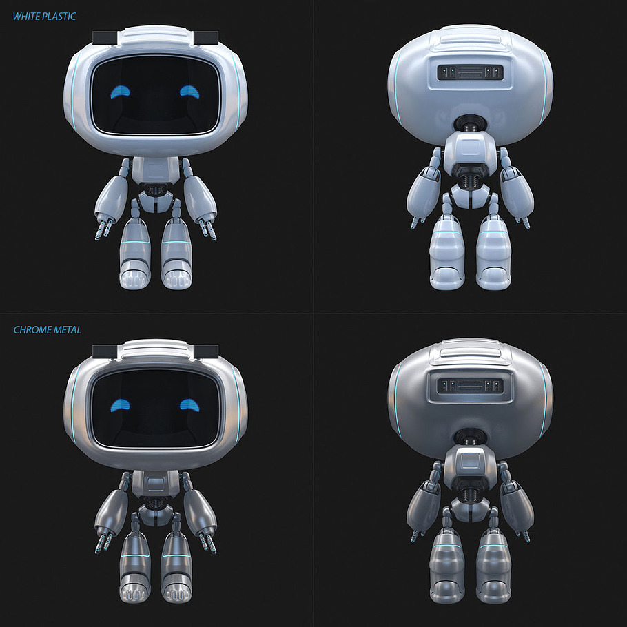 Toy Droid Rigged in Fantasy - product preview 3