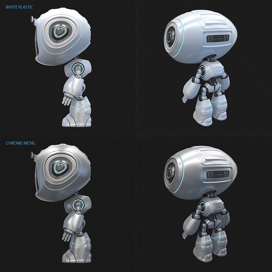 Toy Droid Rigged in Fantasy - product preview 4
