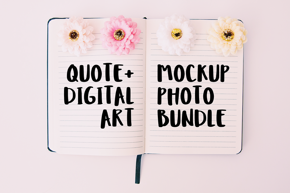 Quote/Digital Art Mockup Bundle in Print Mockups - product preview 8