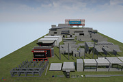 Modular Stadium Kit For Game Engines