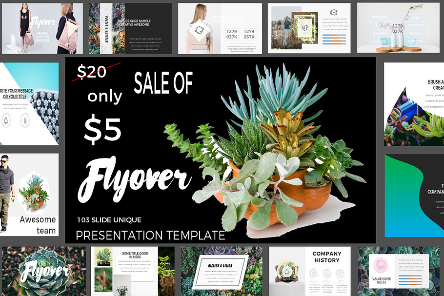 Fly Over Powerpoint - SALE OF in PowerPoint Templates - product preview 8