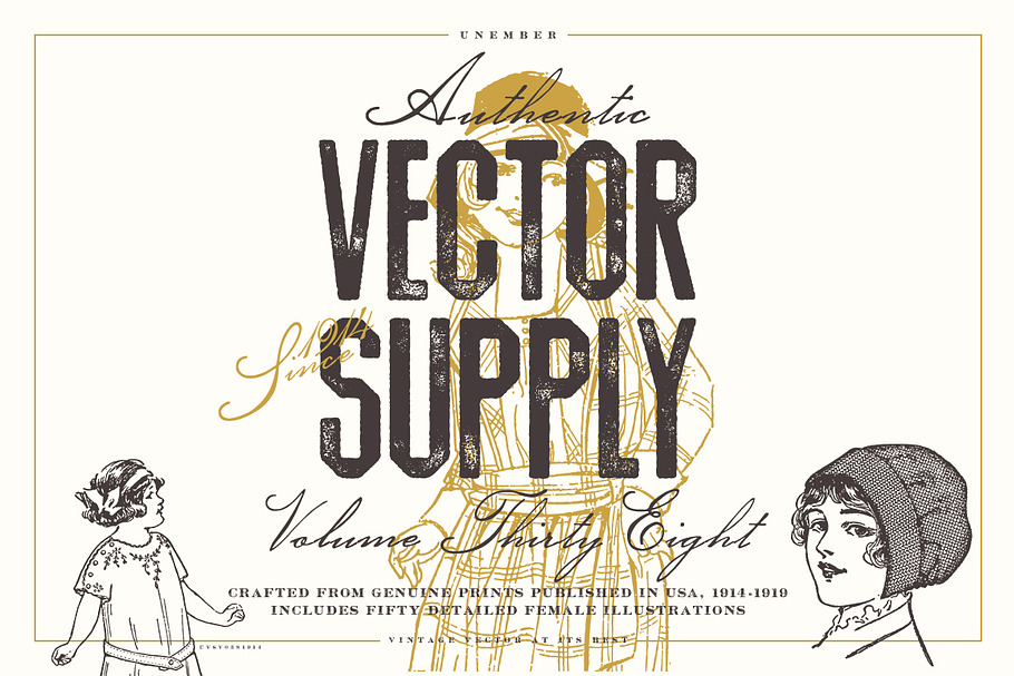 Unember Vector Supply Volume 38