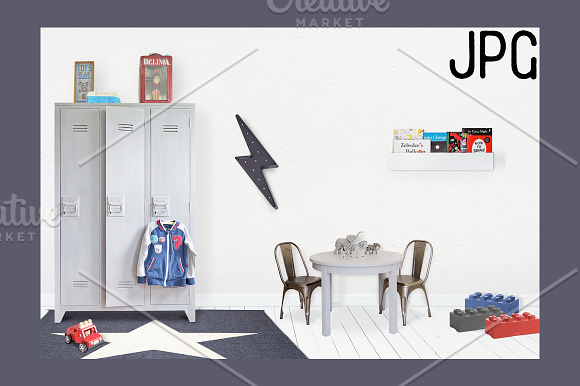 Kids Room Wall/Frame Mock Up 8 in Print Mockups - product preview 2