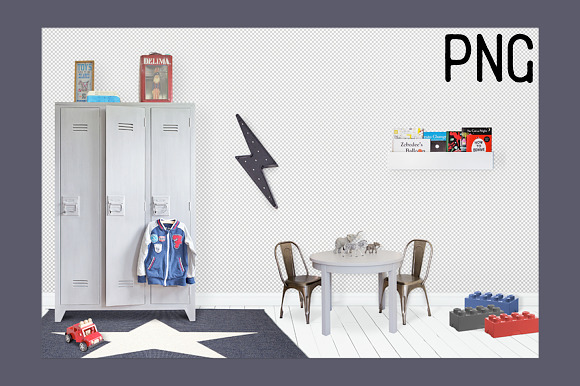 Kids Room Wall/Frame Mock Up 8 in Print Mockups - product preview 3
