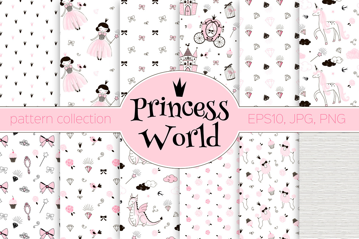 Princess World pattens kit in Patterns - product preview 8