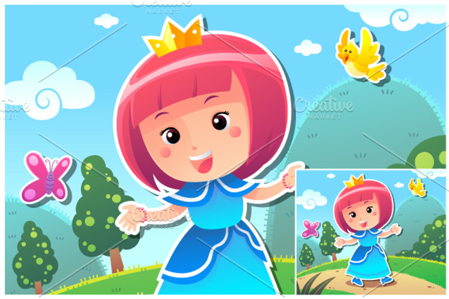 Princess Lily in Illustrations - product preview 8