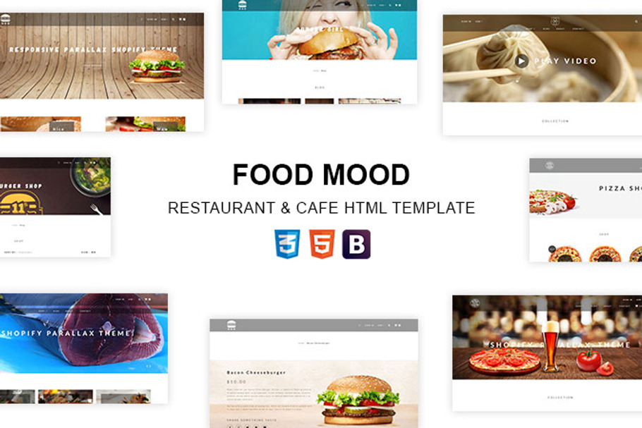 Food Mood - eCommerce HTML Template in Bootstrap Themes - product preview 8