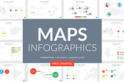 Maps Infographics Slides