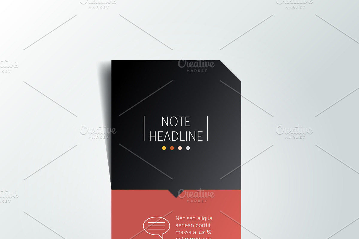 Minimalistic 2 step template in Illustrations - product preview 8