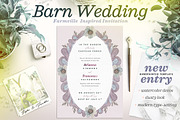 Dusty Wedding at the Barn Card II