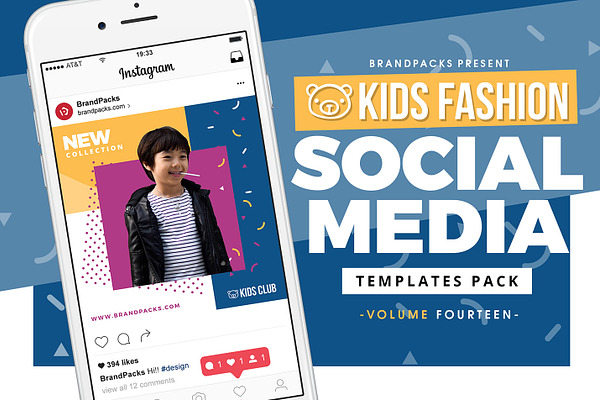 Kids Fashion Social Media Templates