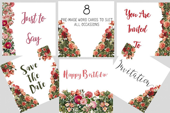 Rose Garden in Wedding Templates - product preview 1